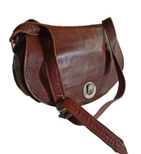 Handcrafted leather bag leder - leather,