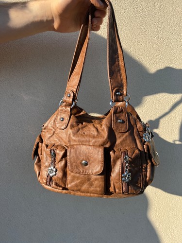 Schultertasche braun öko - schultertasche,