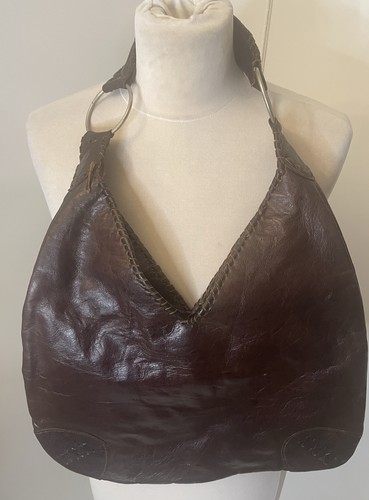 Vintage 90er braun leder - braun,